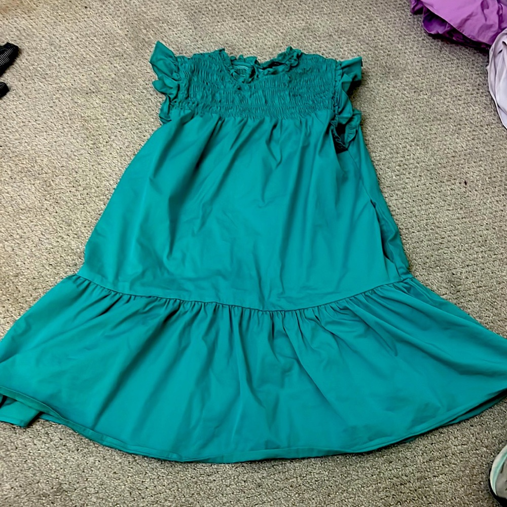 Teal dress